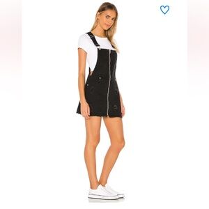 superdown Black Denim Mini Dress